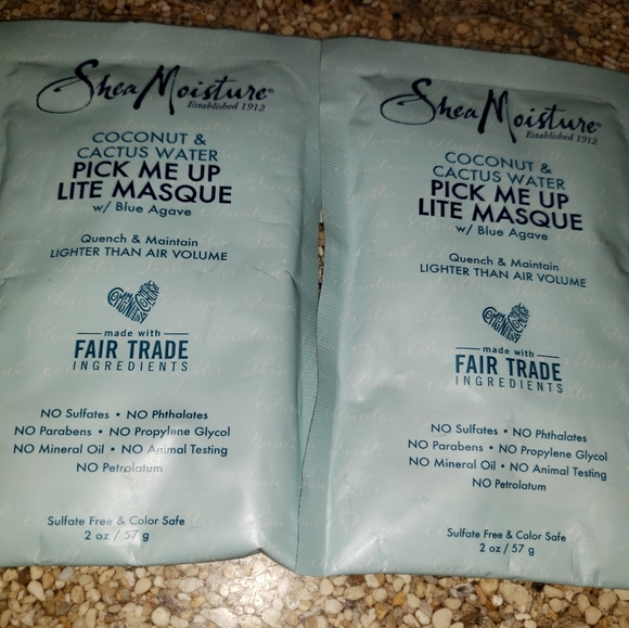 Shea Moisture Other - Shea Moisture Coconut & Cactus Water Masque 2pc